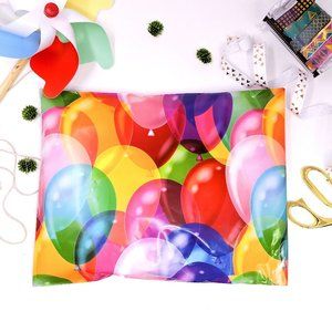50 Designer Balloons Poly Mailers 10x13